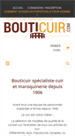 Mobile Screenshot of bouticuir.com